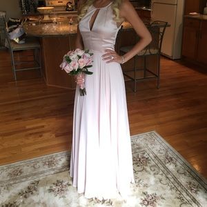 Dessy pink/blush gown worn one time